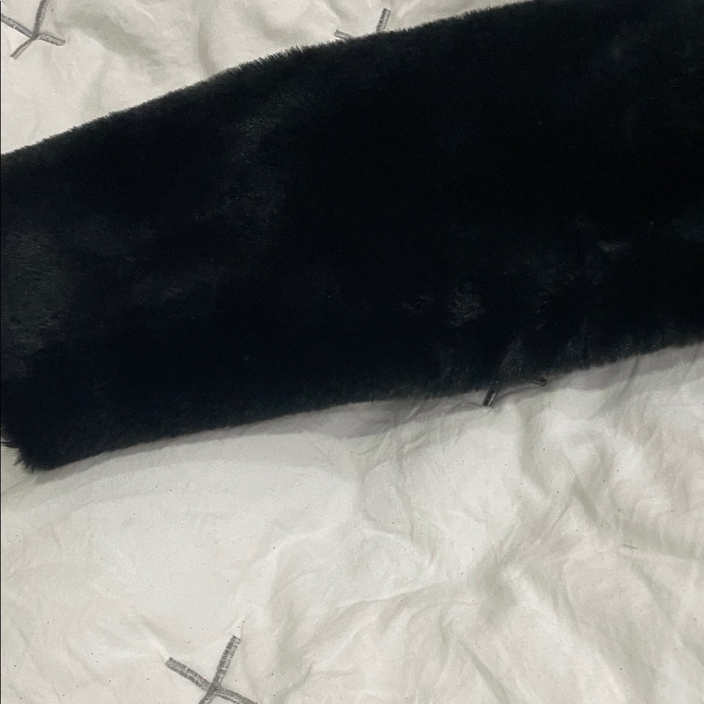 BCBGirls Black Faux Fur Cape for Kids - Picture 4 of 4